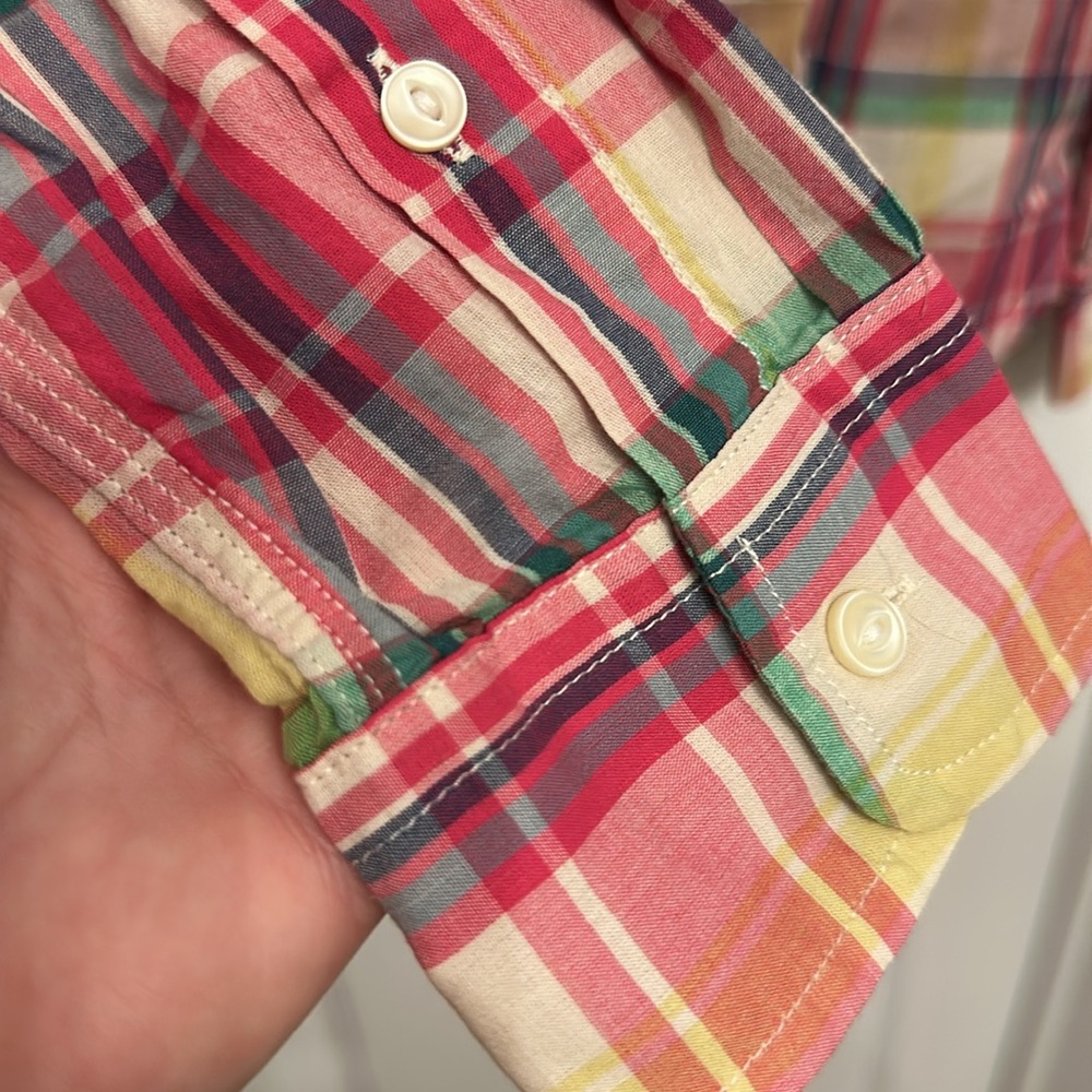 Ralph Lauren plaid button down. Medium - Picture 5 of 5